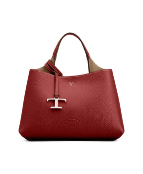 Red Top Handle T-Plaque Bag
