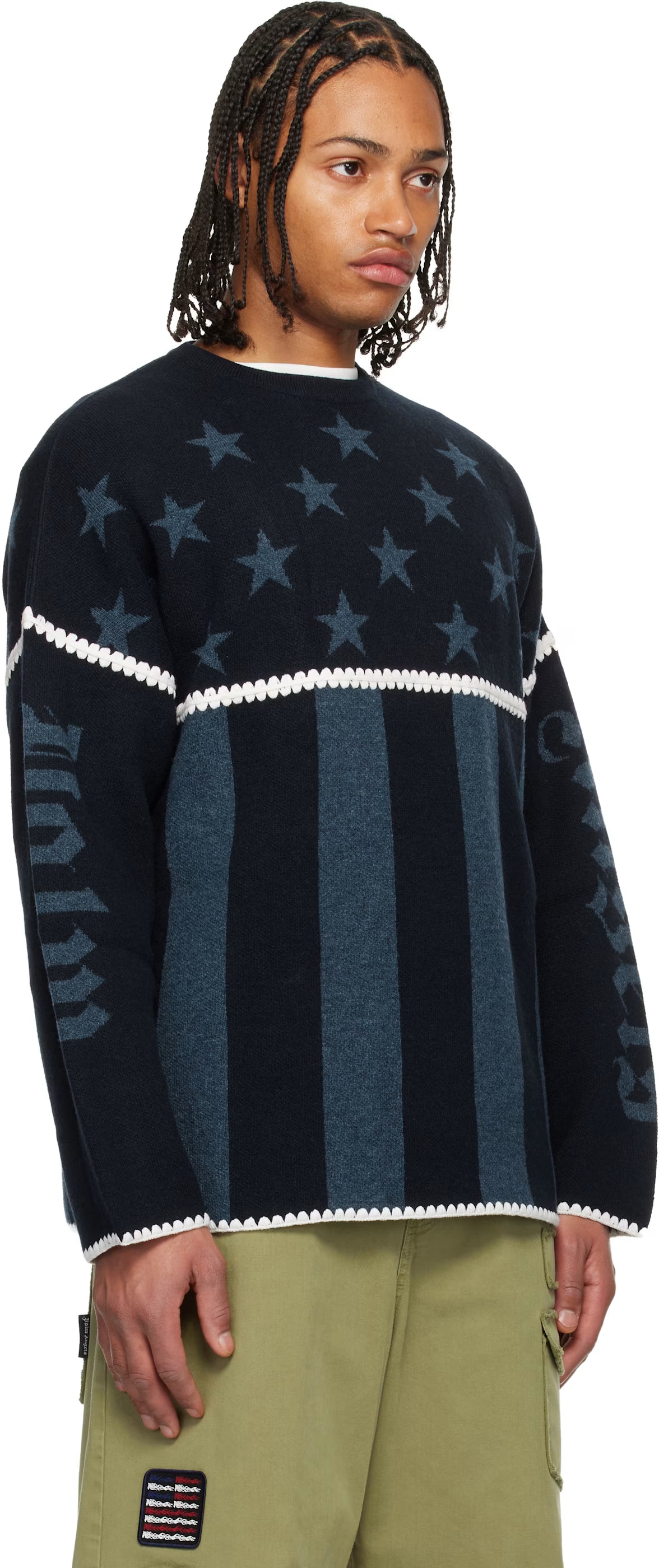 Navy Stars & Stripes Sweater