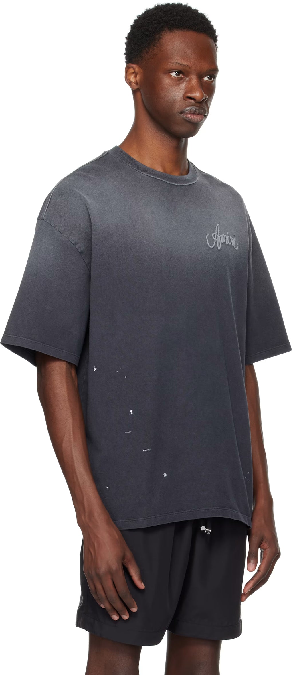 Gray 'AMIRI Design Studio' T-shirt