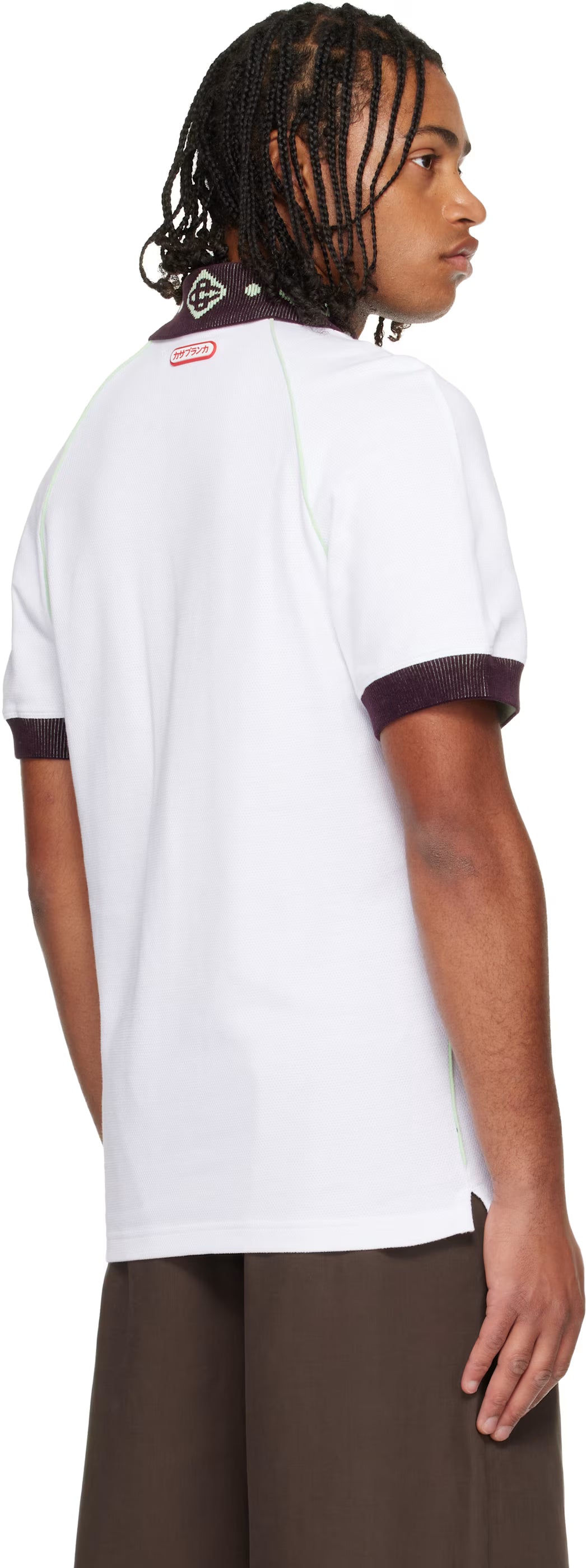 White Piqué Polo