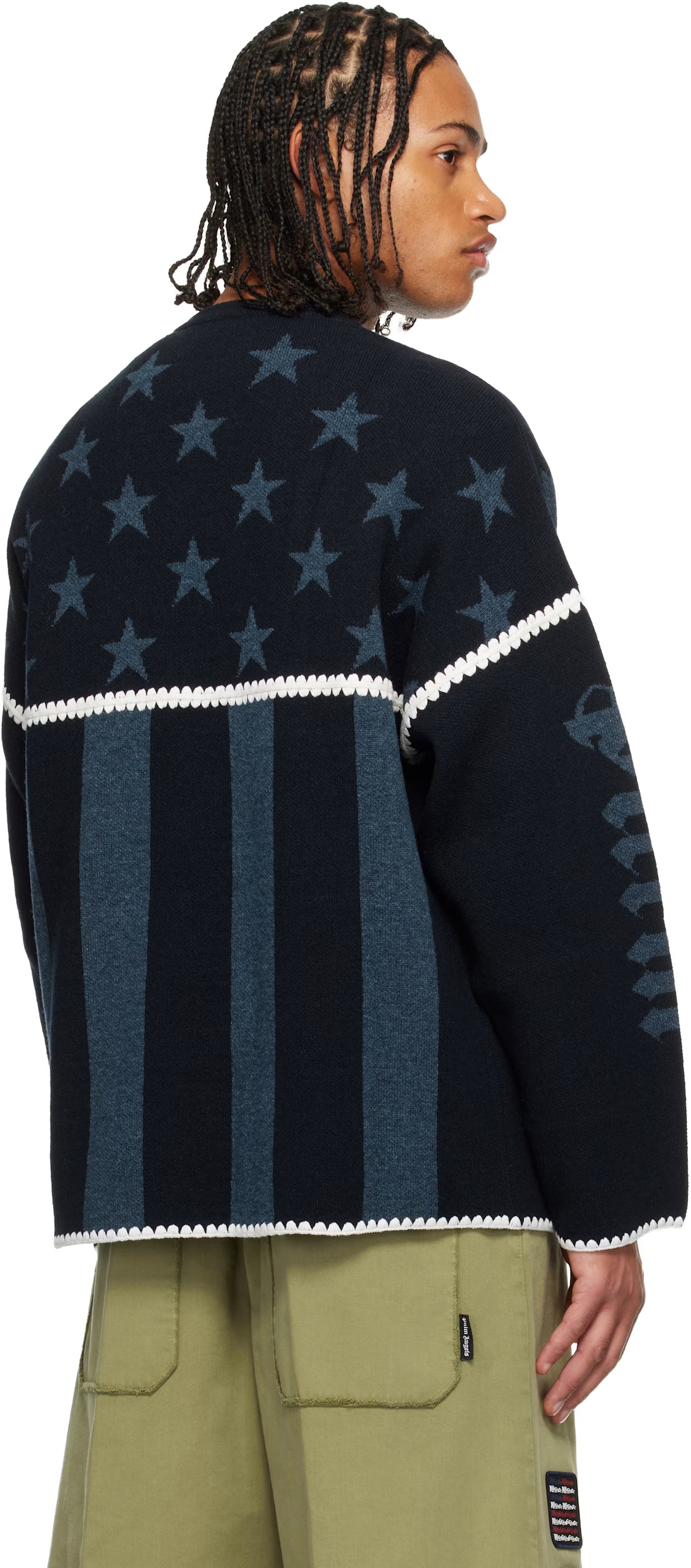 Navy Stars & Stripes Sweater