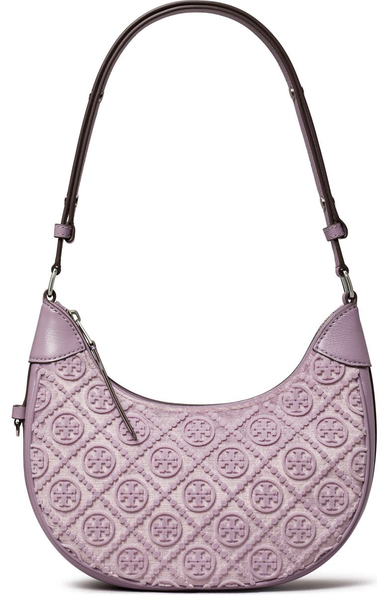 T Monogram Fil Coupé Crescent Shoulder Bag