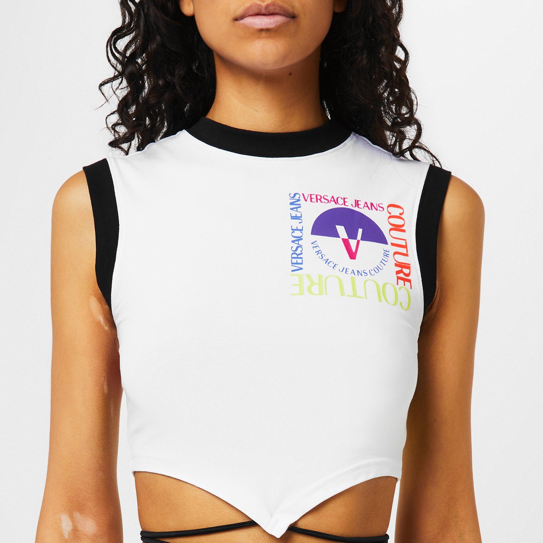 Logo Vest Crop Top