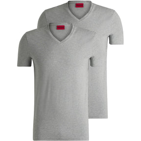 Hugo Short Sleeve V Neck T Shirt