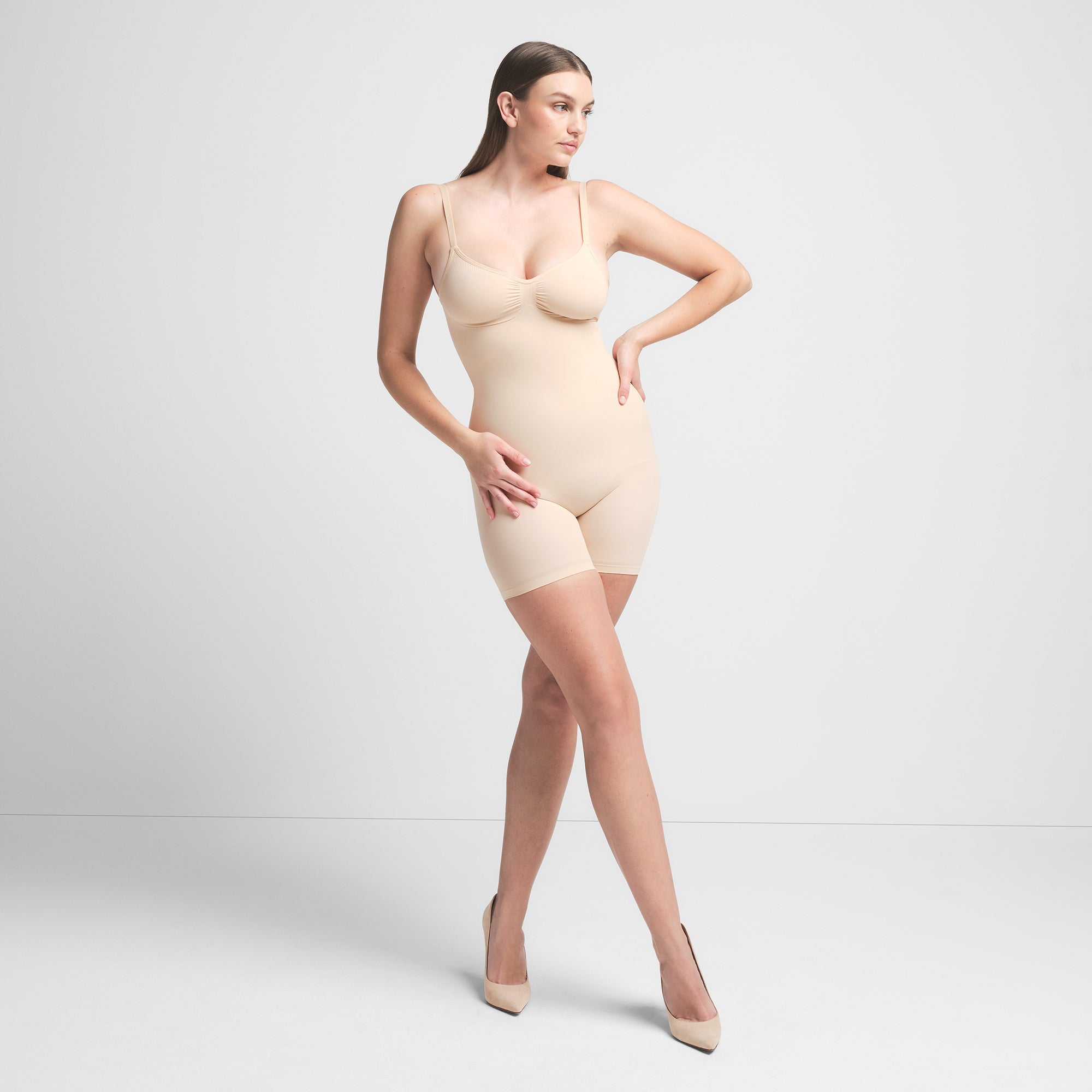 Seamless Sculpt Low Back Mid Thigh Bodysuit
