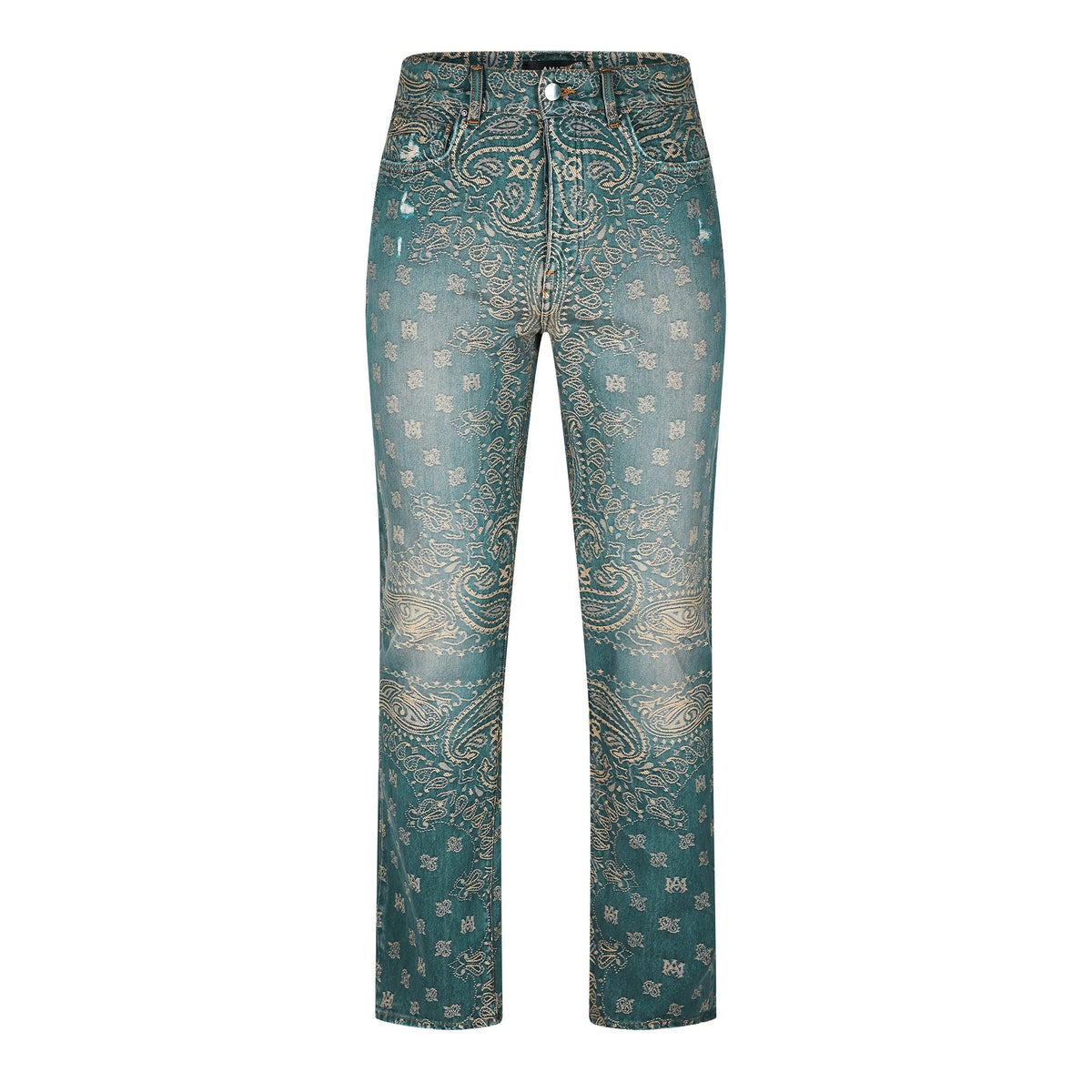 Bandana Straight Leg Jeans