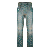 Bandana Straight Leg Jeans