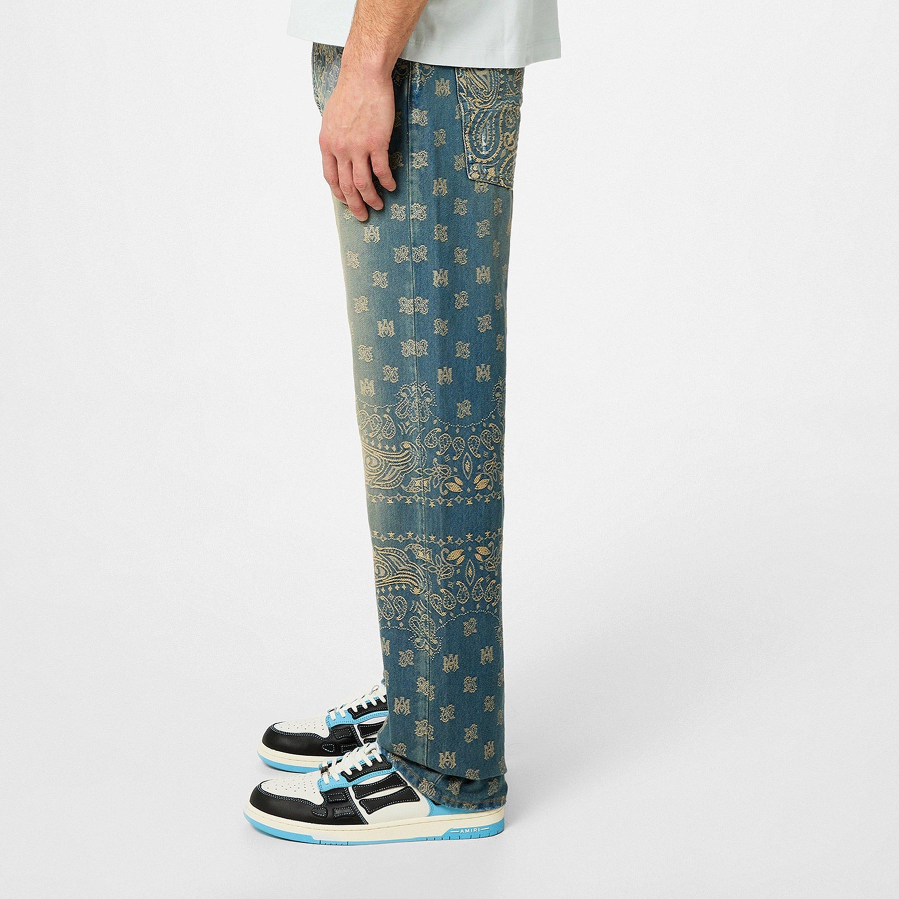 Bandana Straight Leg Jeans