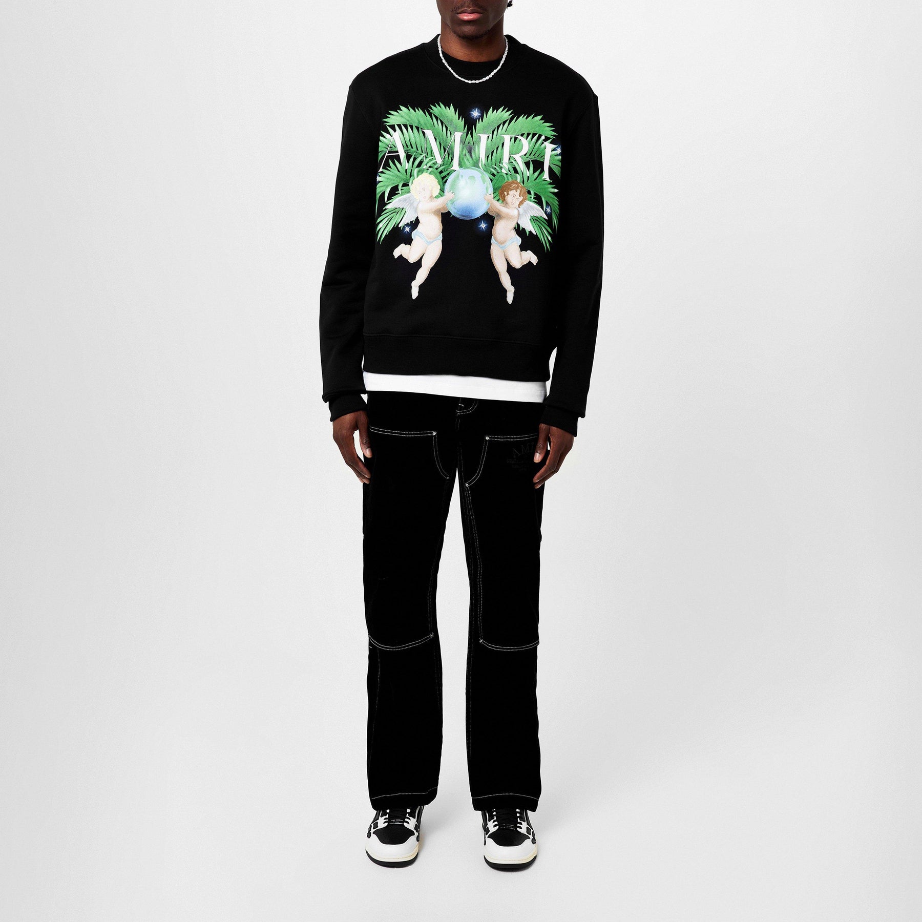 Flocked Carpenter Jeans