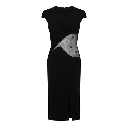 4g Tulle Cut Out Dress