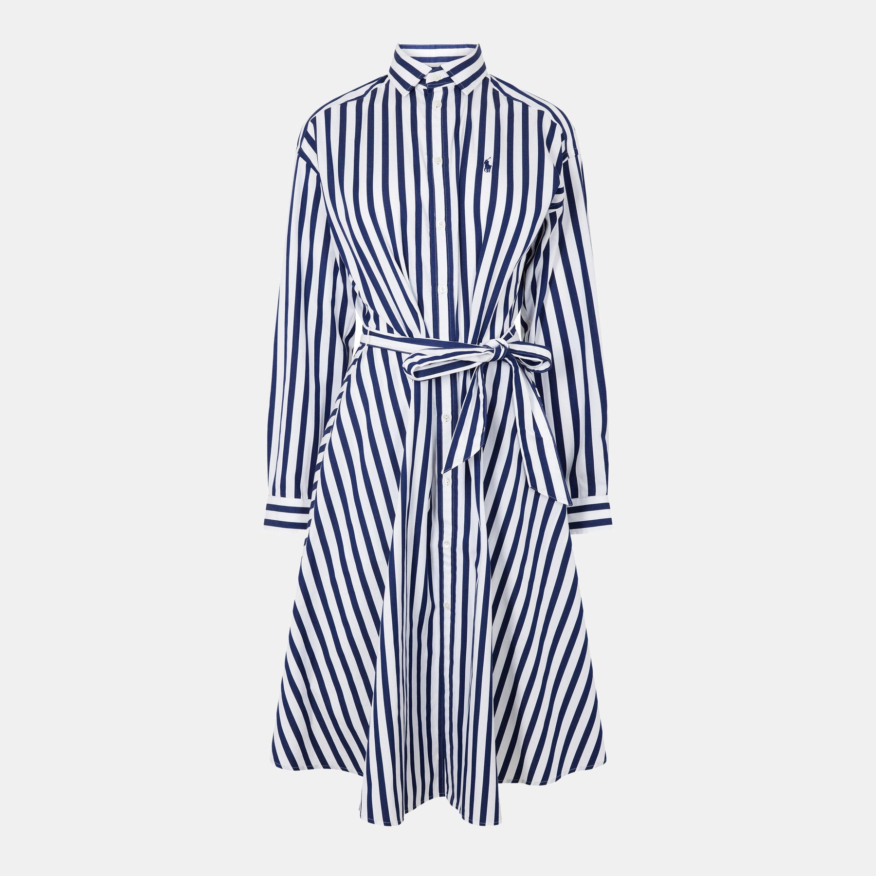 Ela Belted Shirt Dress