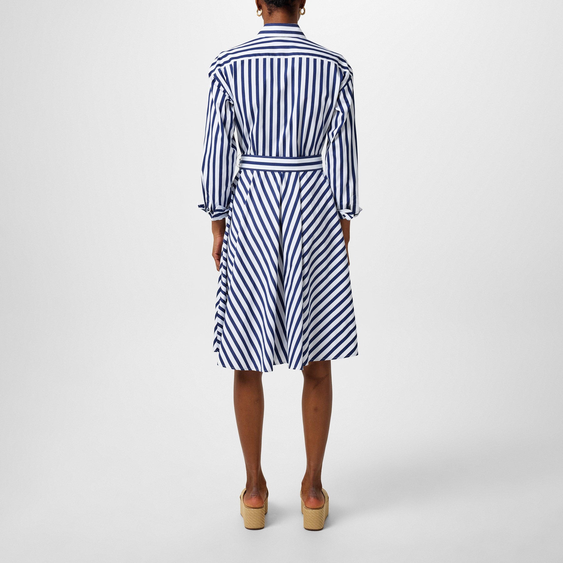Ela Belted Shirt Dress