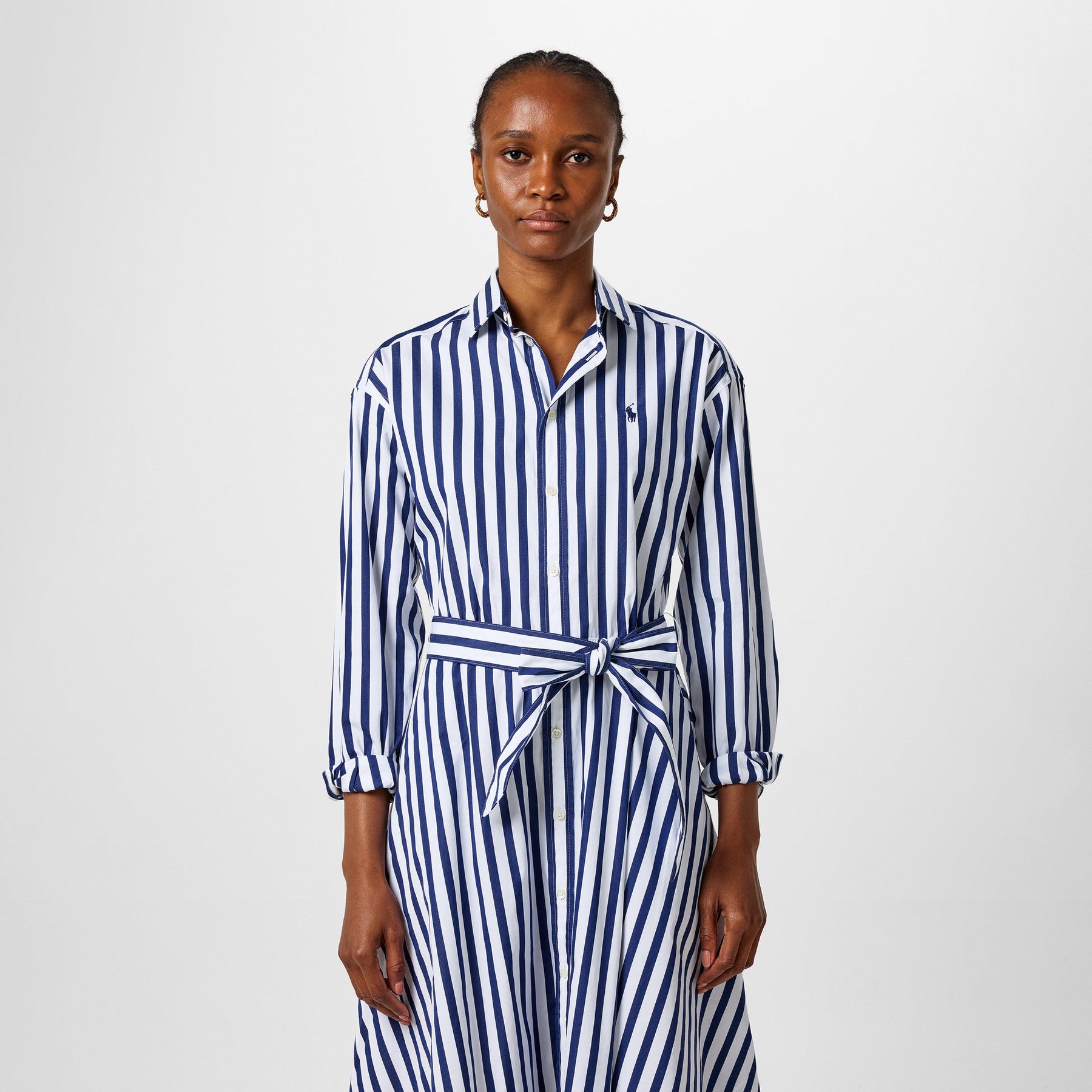 Ela Belted Shirt Dress