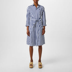 Ela Belted Shirt Dress
