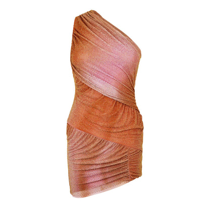 Rhinestone Mini Bodycon Dress