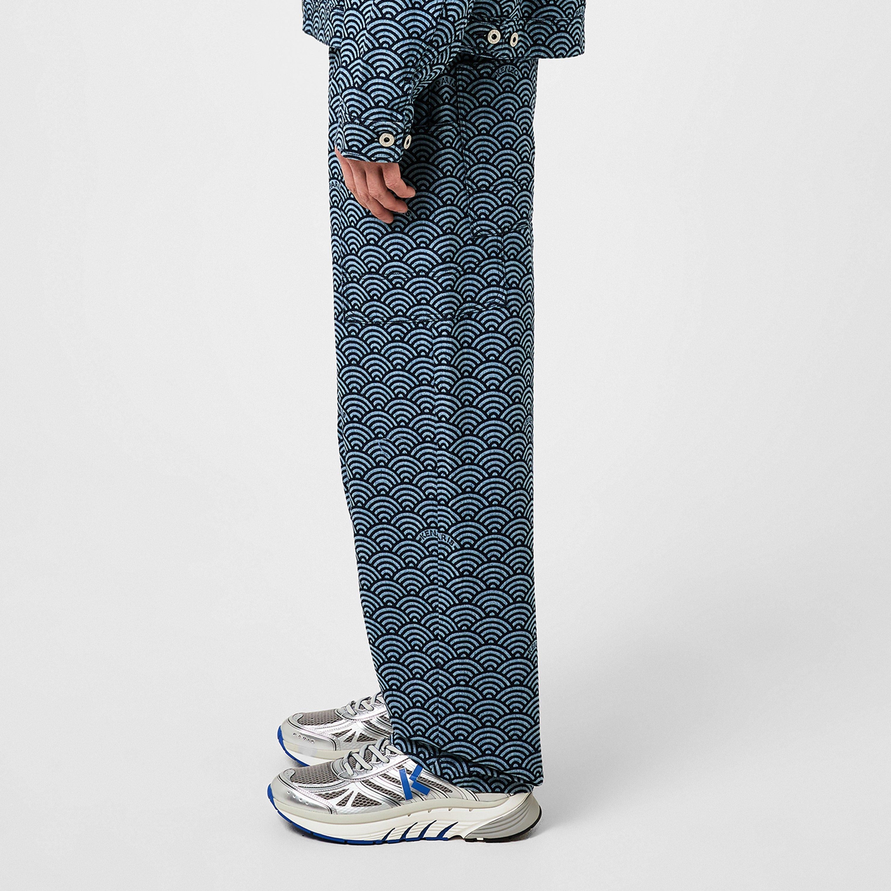 Seigaiha Straight Leg Jeans
