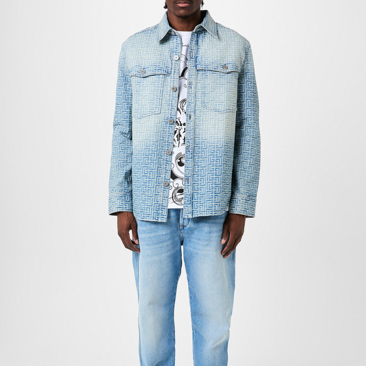Monogram Denim Shirt