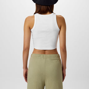 Women's C Evest Crop Ribbed Structured Vest