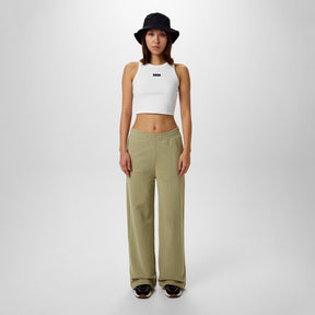 Women's C Evest Crop Ribbed Structured Vest