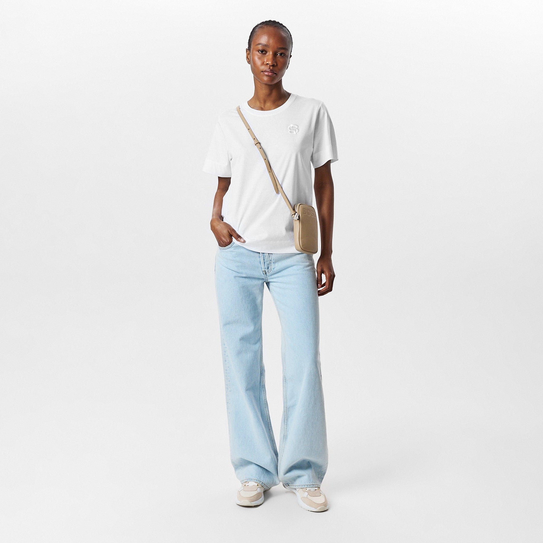 Women's Elphi T-Shirt, Luxury Cotton Blend