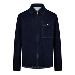Zip Denim Shirt