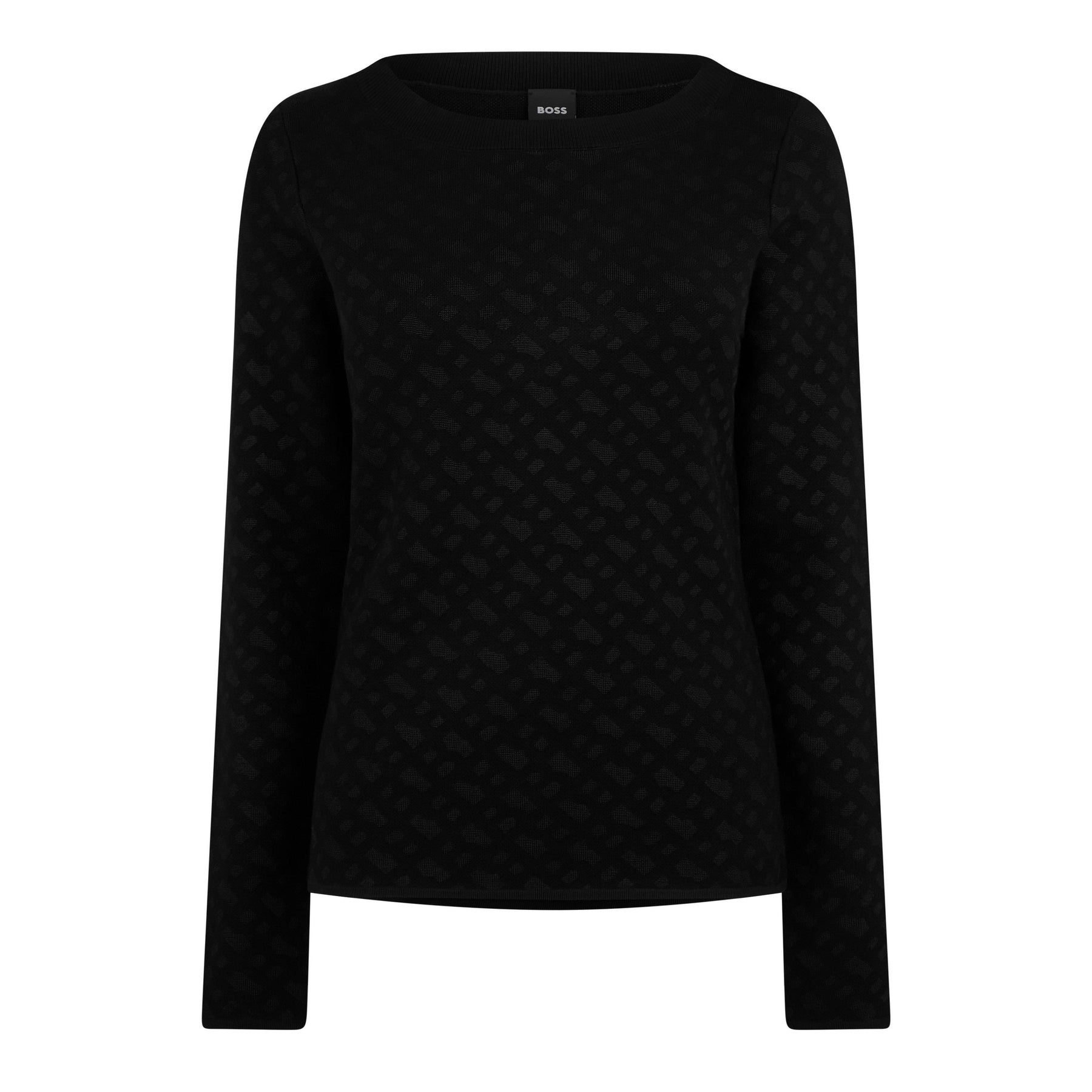 Women's Ferenti Knitted Top, Two-tone Jacquard Pattern