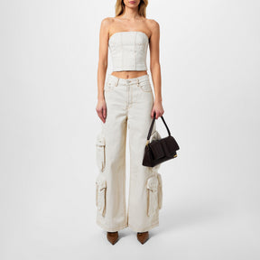 High Waisted Straight Leg Jeans Womens