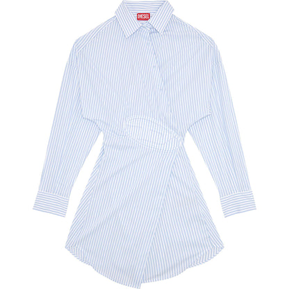 Short Shirt Dress In Stretch Poplin