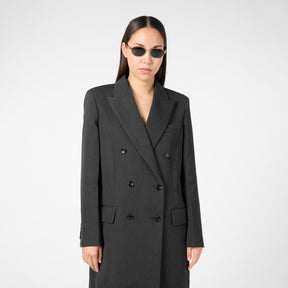 Double-Breasted Long Coat