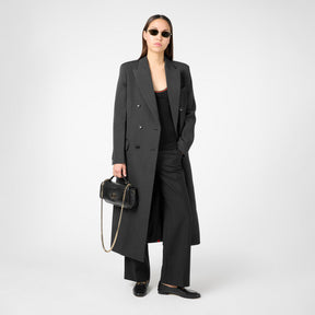 Double-Breasted Long Coat