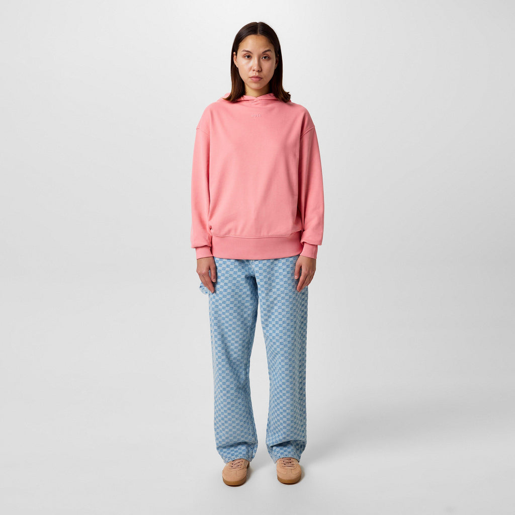 Women's Small Logo Hoodie, Tonal Lettering