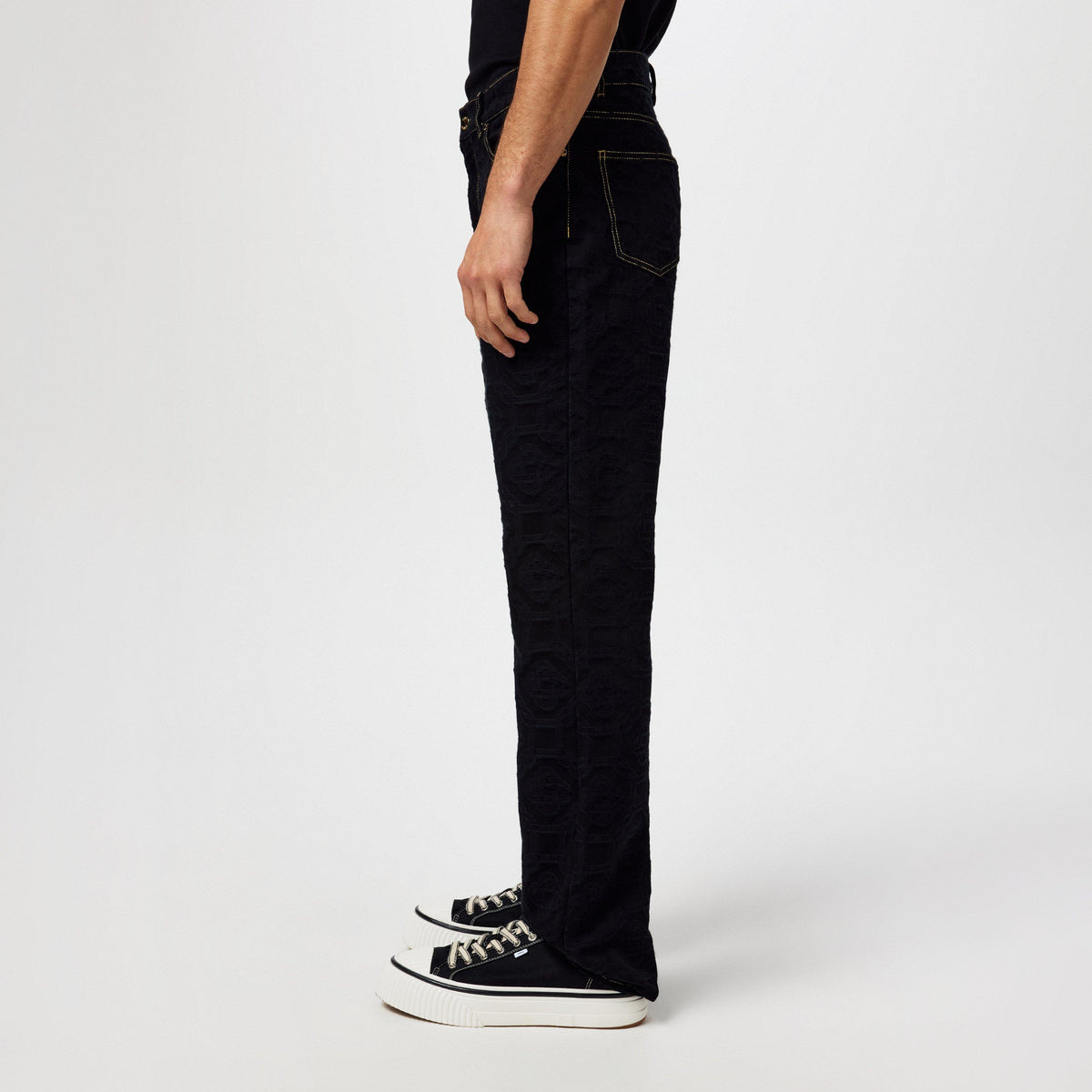 Jacquard Monogram Jeans