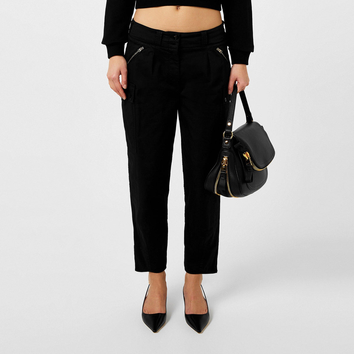 Cargo Cropped Trousers