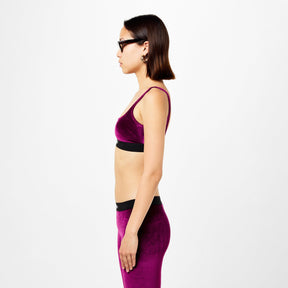 Velour Bralette