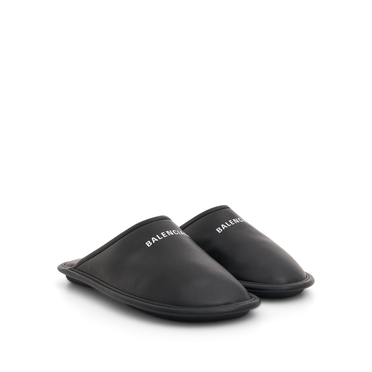 BALENCIAGA Home Slippers in Black/White