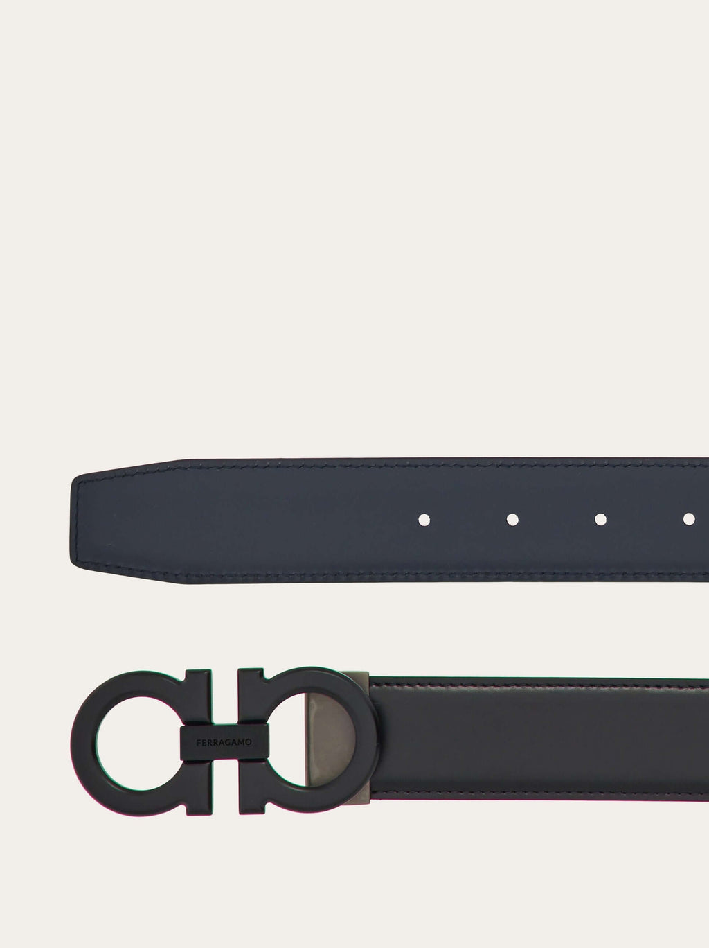 Ferragamo Reversible and adjustable Gancini belt - Belts | Shop From The Mirage