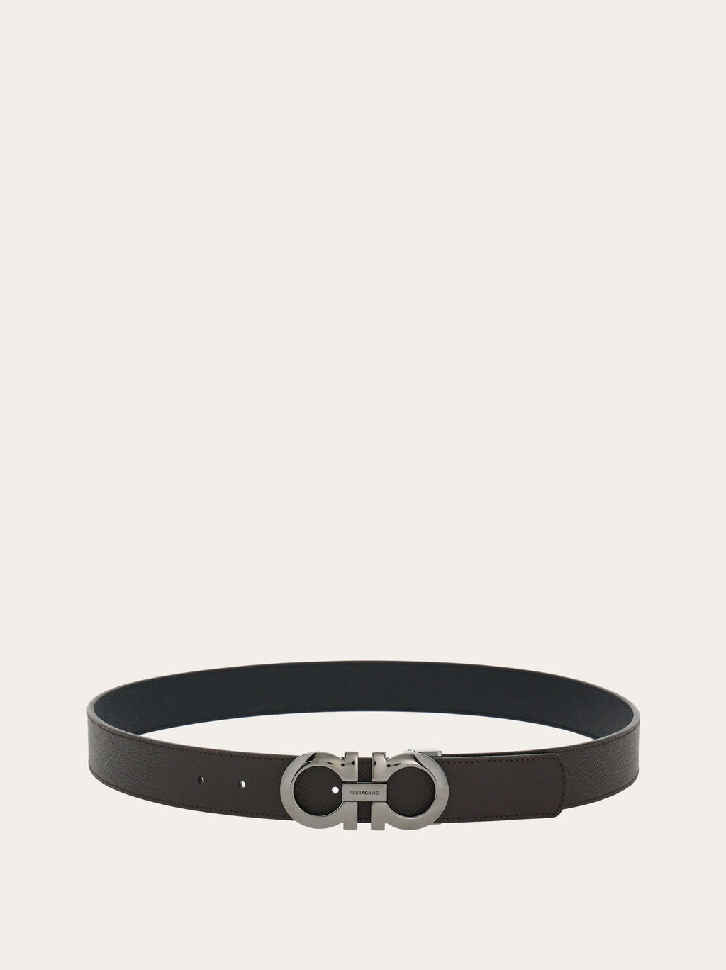 Ferragamo Reversible and adjustable Gancini belt - Belts | Shop From The Mirage