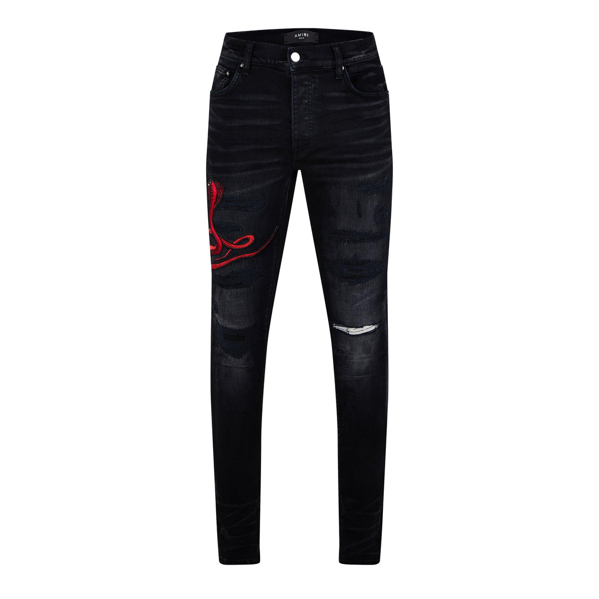 Snake Skinny Jeans