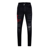 Snake Skinny Jeans
