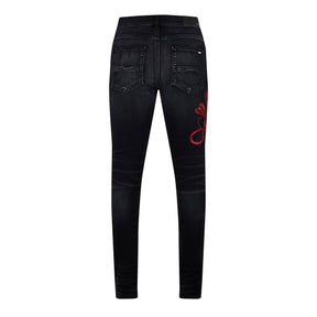 Snake Skinny Jeans