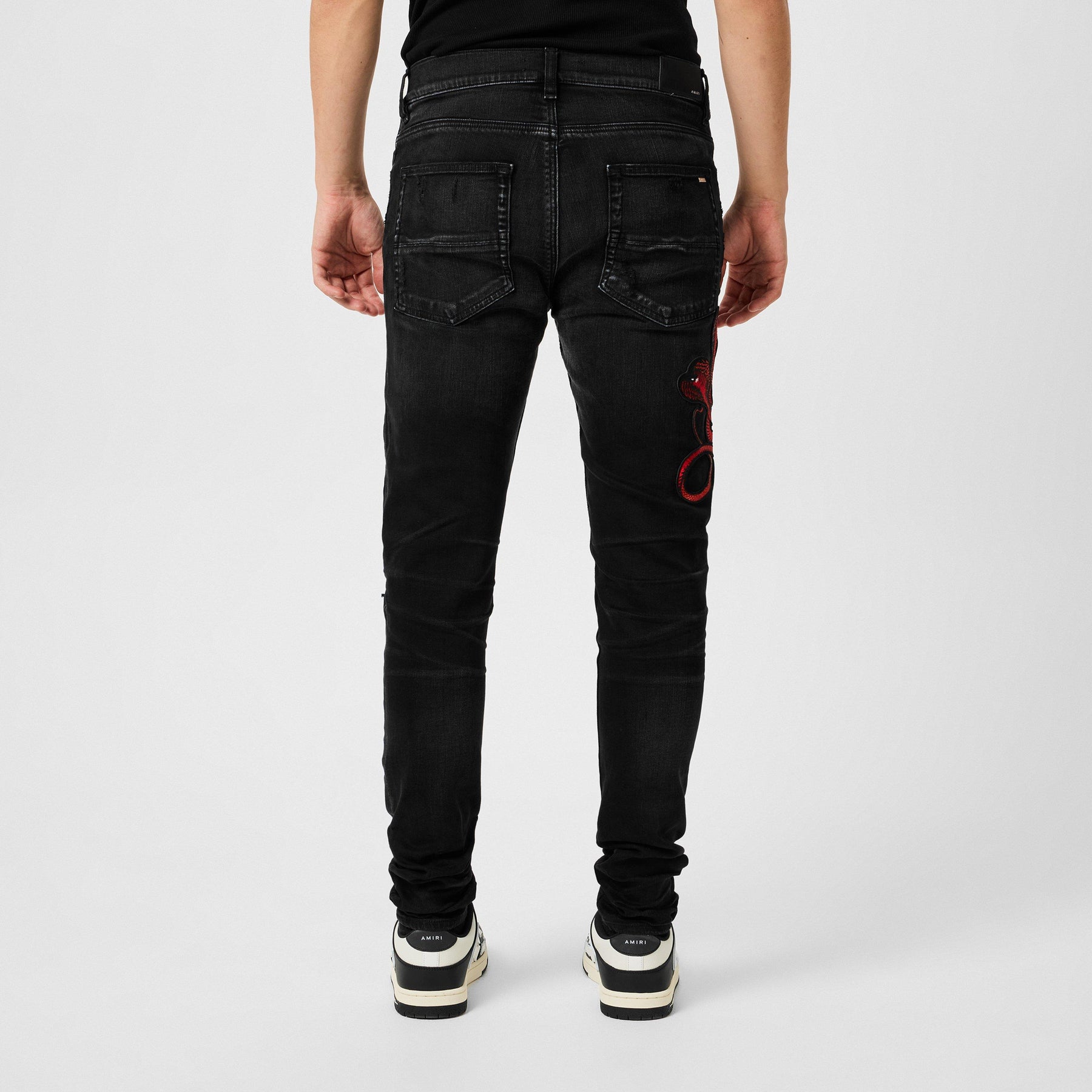 Snake Skinny Jeans