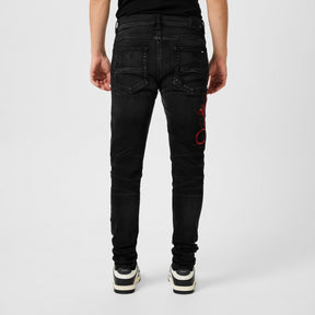Snake Skinny Jeans