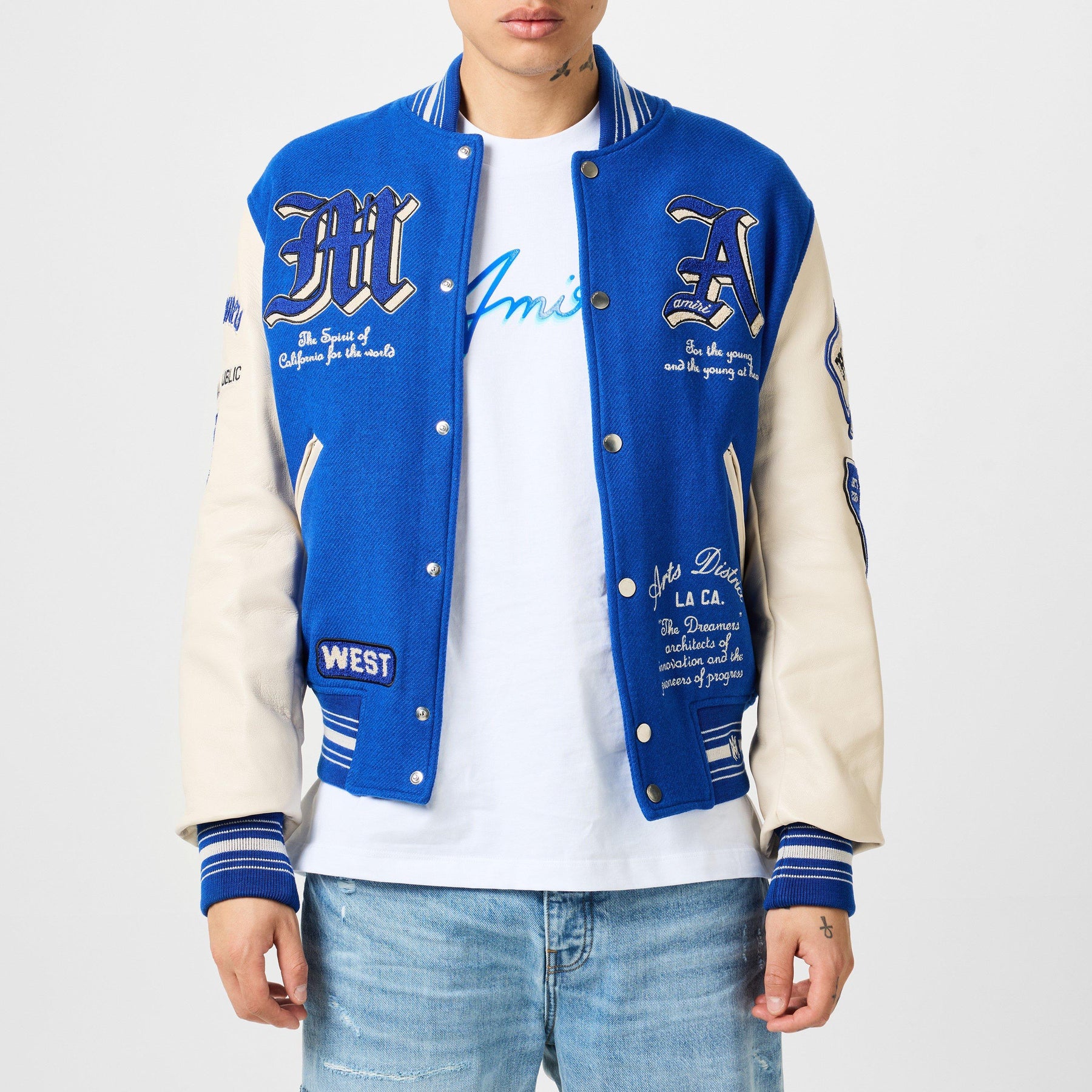 Dream Team Appliquéd Varsity Jacket