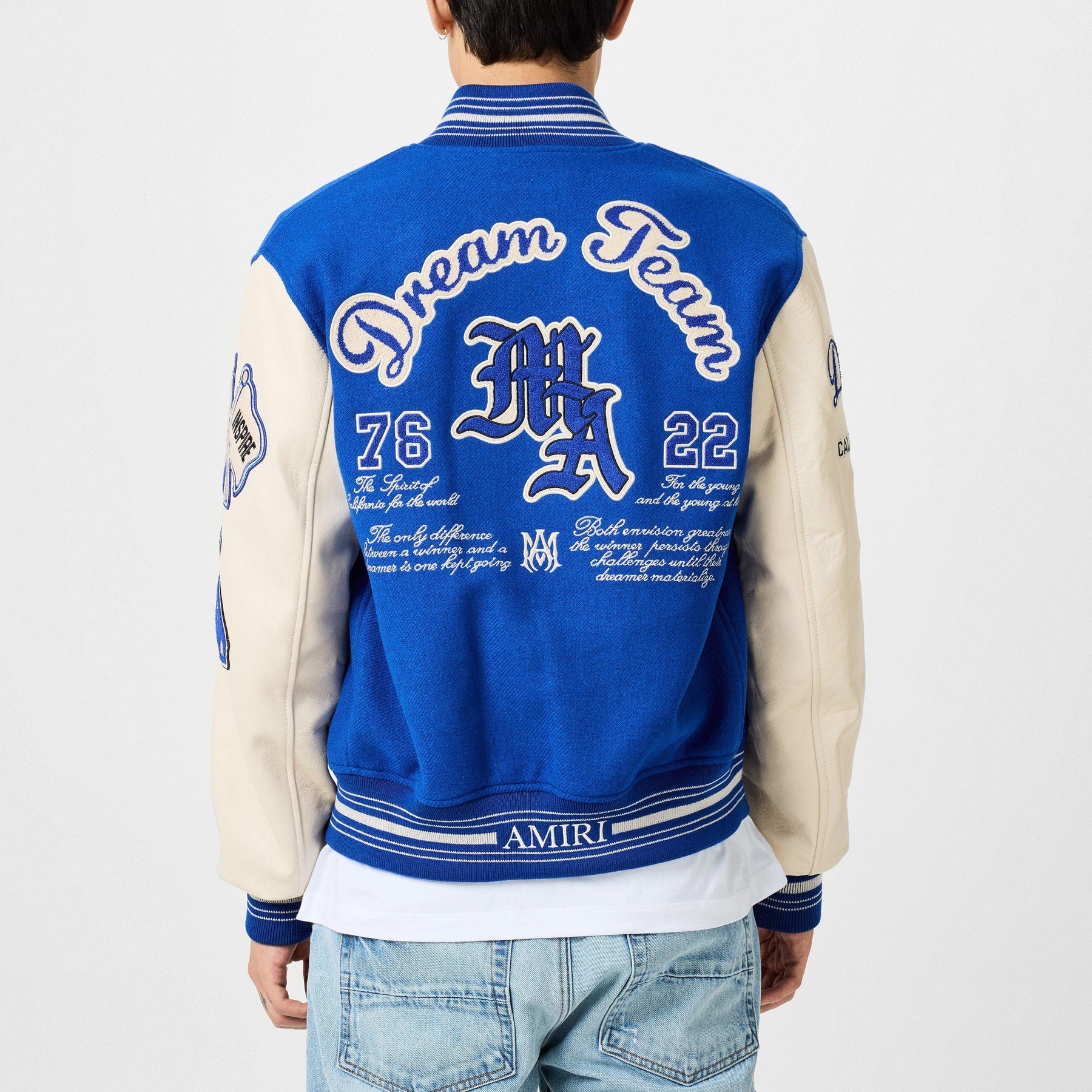 Dream Team Appliquéd Varsity Jacket