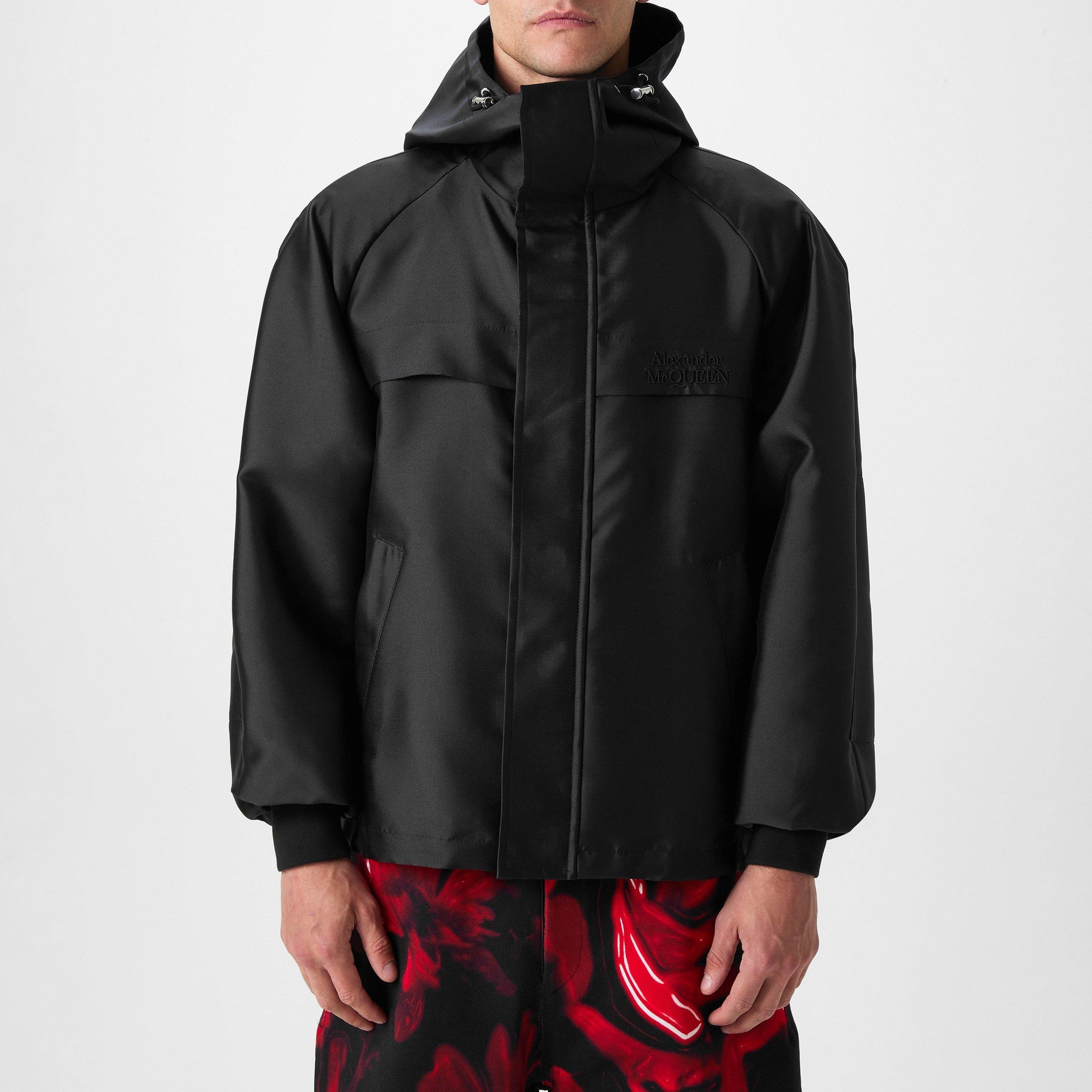 Embroidered Logo Windbreaker