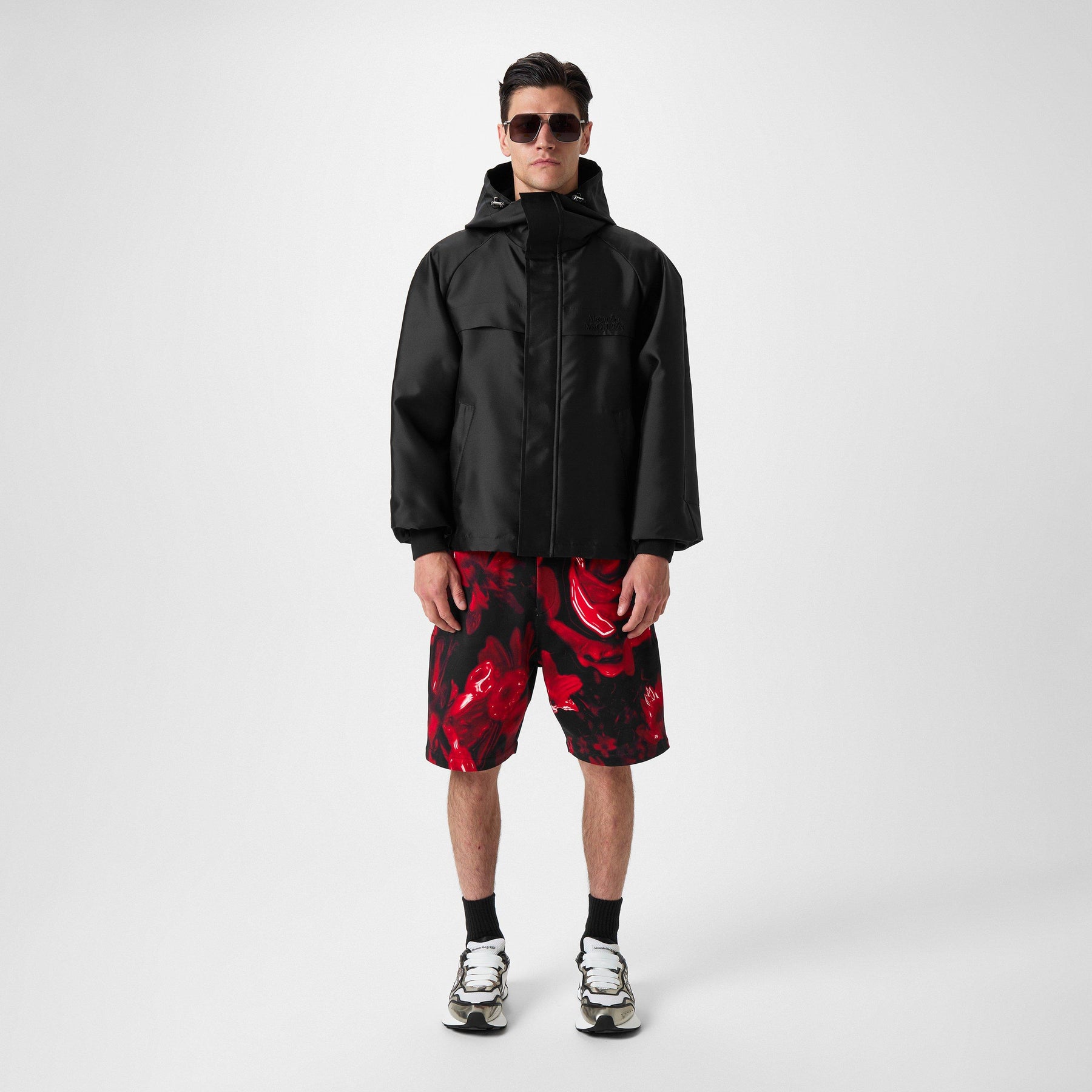 Embroidered Logo Windbreaker