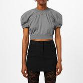 Orb Cropped Football T-Shirt