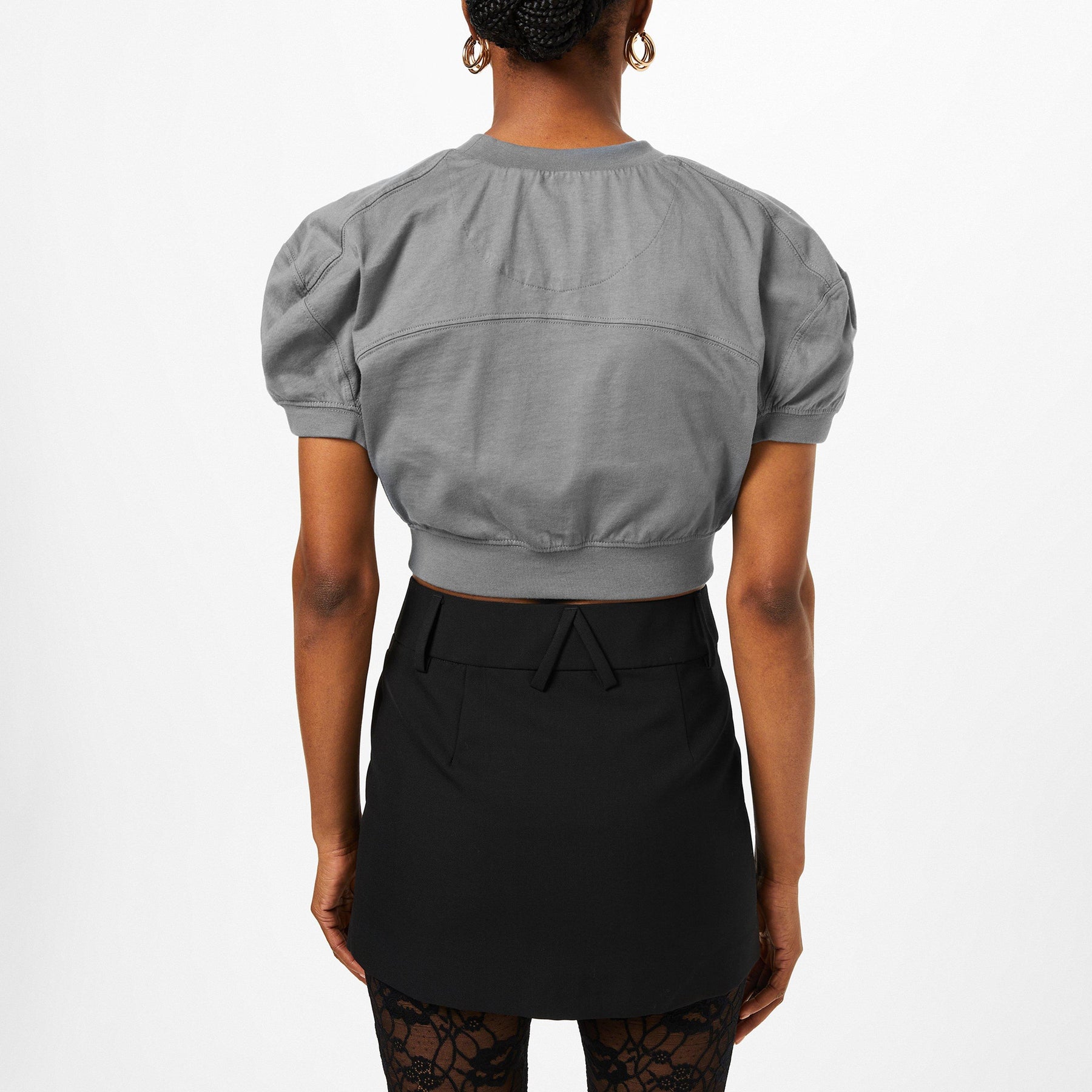 Orb Cropped Football T-Shirt