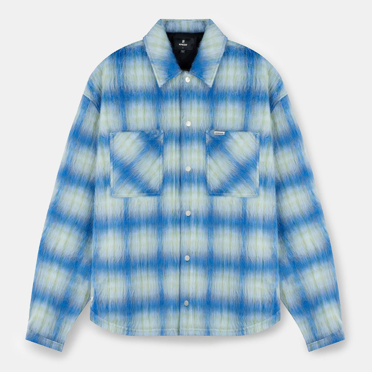 Men's Rep Textured Cheque Pattern Overshirt