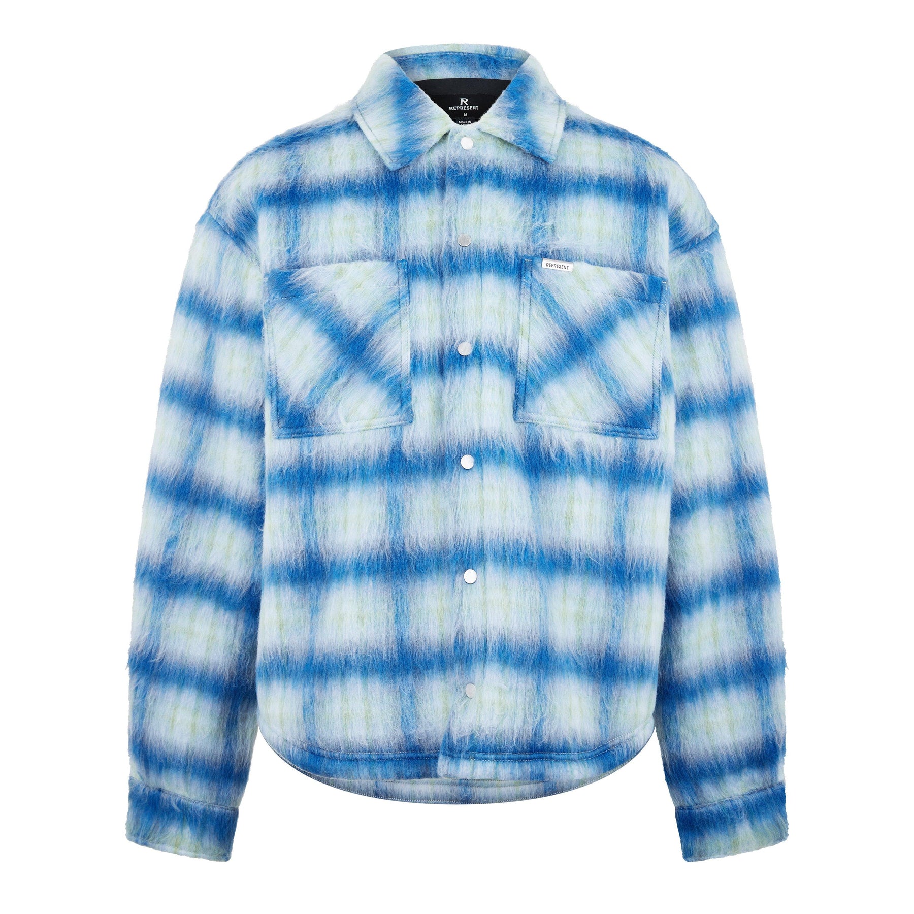 Men's Rep Textured Cheque Pattern Overshirt